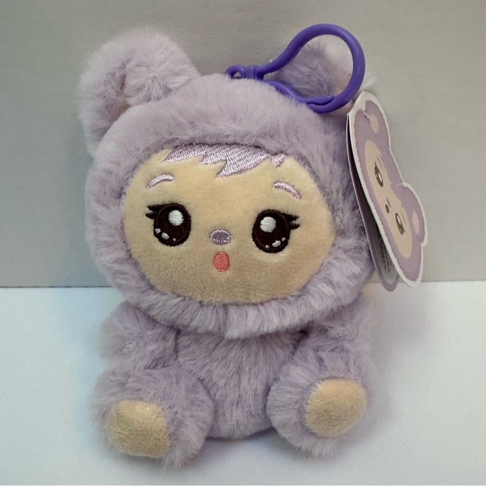 LaBabies‎ Lili The Purple Monster Plush Clip Keychain With Tag